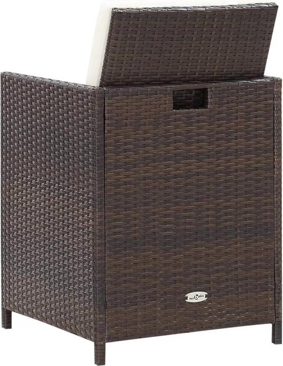 Produktbild vidaXL Gartenstuhl und Hocker