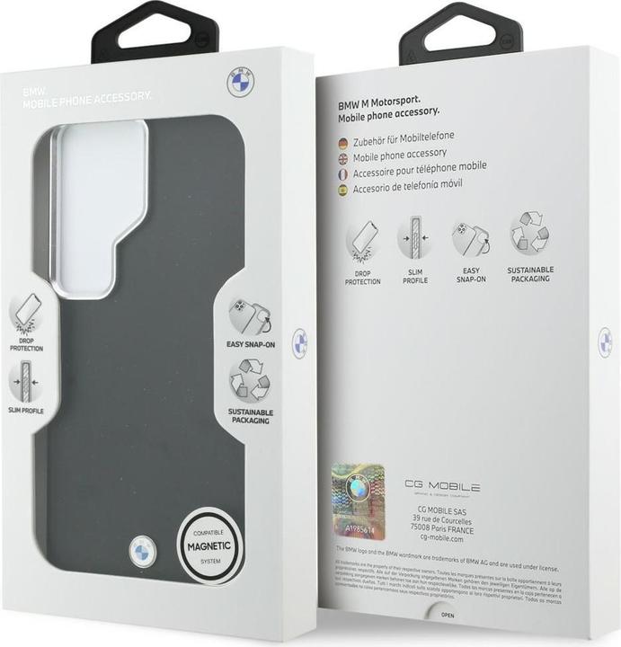 Actual product image BMW Case Sign Metal Logo MagSafe for Samsung Galaxy S26 Ultra black (Samsung Galaxy S26 Ultra)
