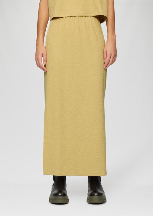 Actual product image S.Oliver Rock Strukturierter Midirock mit Elastikbund (36)