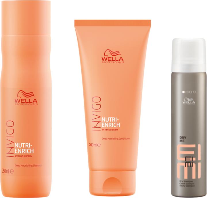 Image du produit Wella INVIGO Nutri-Enrich Coffret cadeau beauté pour cheveux secs et abîmés