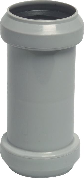 Actual product image Bevo Muffe PP 110 mm Steckmuffe Grau