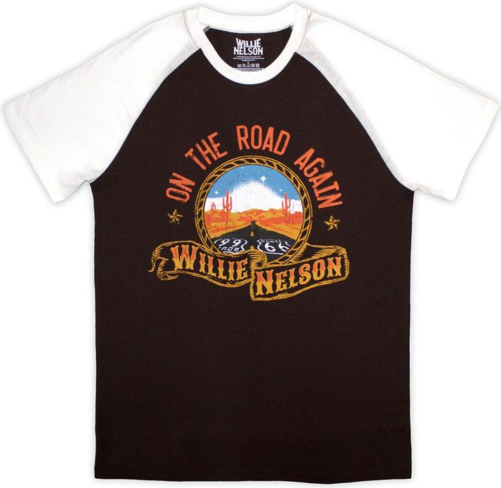 Produktbild Willie Nelson Route 66 Raglan T-Shirt (M)