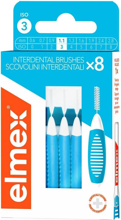 Image du produit Elmex Interdentalbuersten 0.6mm blau 6 (8x, 0.60 mm)