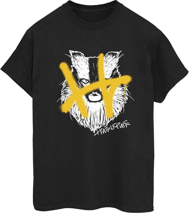 Image du produit - T-shirt HUFFLEPUFF POP SPRAY - Femme (M)
