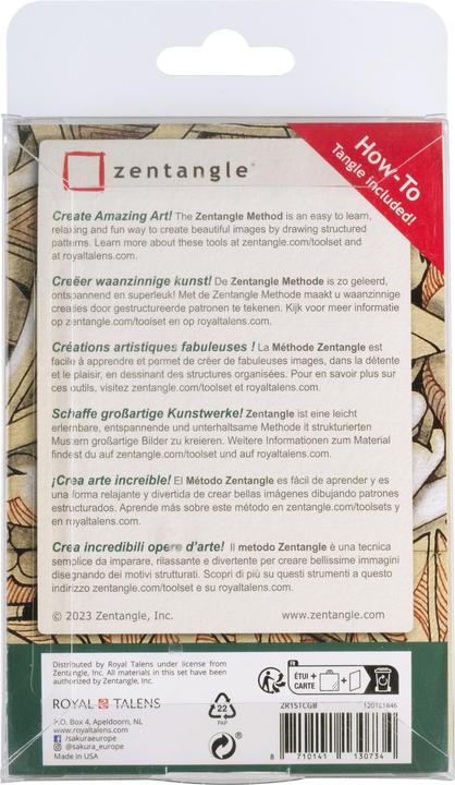 Produktbild Sakura Malkarten Zentangle Renaissance 8.9 x 8.9 cm, 15 Kacheln (8.9 x 8.9 cm)