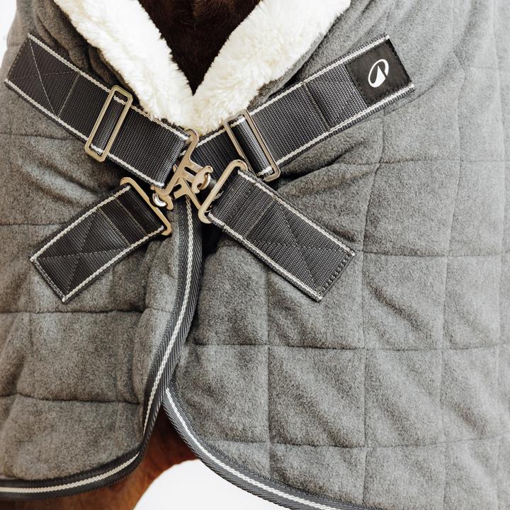 Actual product image Fouganza Fleecedecke Comfort warm Pferd/Pony grau (155 cm)
