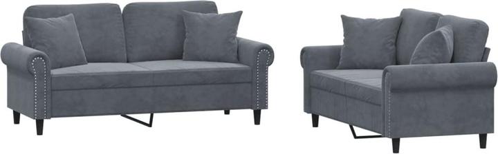 Image du produit vidaXL 10-tlg. Garten-Lounge-Set mit Kissen (2 places)