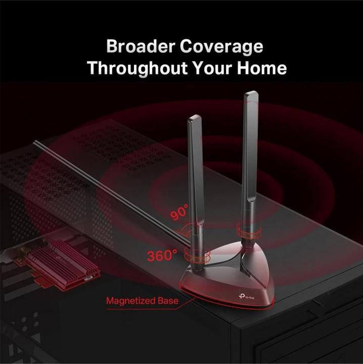 Immagine prodotto TP-Link Adattatore Archer TX3000E Wi-Fi 6 PCIe AX3000 Bluetooth 5.0 (Mini PCI Express)