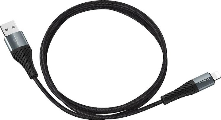 Produktbild Hoco USB-A to Lightning X38 Cool, 18W, 2A, 1m, schwarz (USB 3.0)