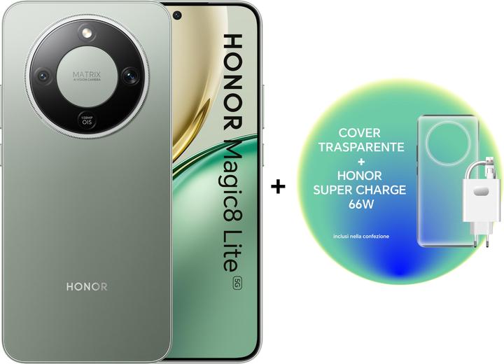 Actual product image Honor Magic8 Lite 5G (512 GB, Forest Green, 6.79", 5G)