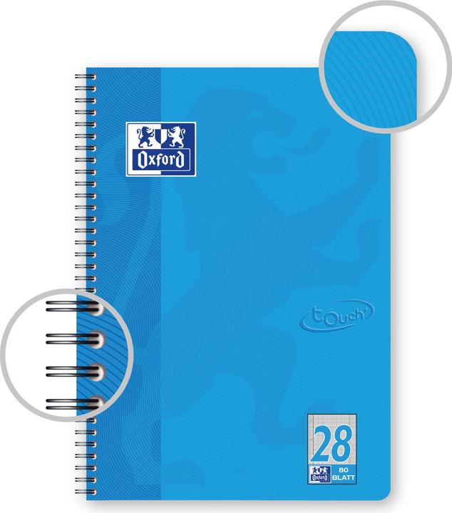 Produktbild Oxford Collegeblock Touch (B5, Blanko, Weicher Einband)