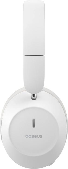 Actual product image Baseus Boss 30 Max Wireless Headphones (white) (50 h, Cable, Wireless)