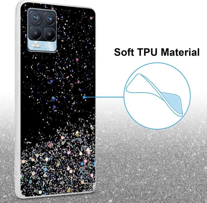 Produktbild Cadorabo TPU Hülle für Realme 8 4G / 8 PRO mit Glitzer (Realme 8 Pro, realme 8)