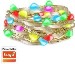 Immagine prodotto LogiLink Catena luminosa RGB intelligente Wi-Fi con telecomando, compatibile con Tuya, 5 m (5 m)