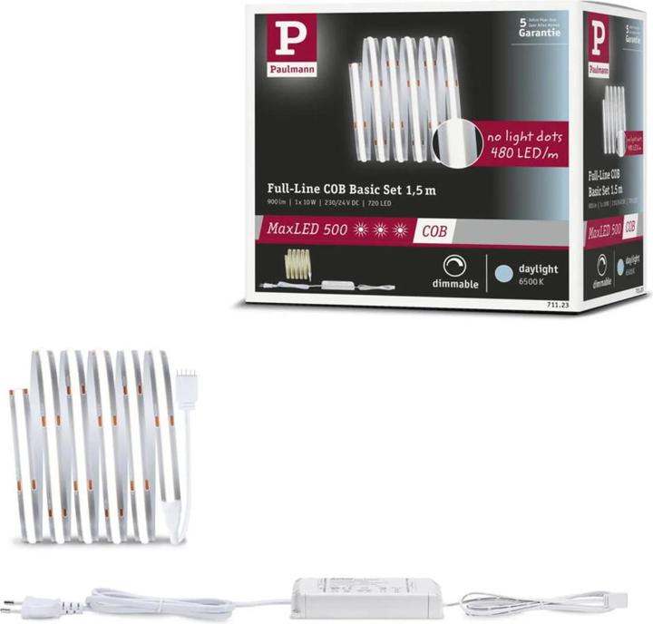 Produktbild Paulmann MaxLED 500 Full-Line COB Stripe Set (Tageslicht, 150 cm, Indoor)