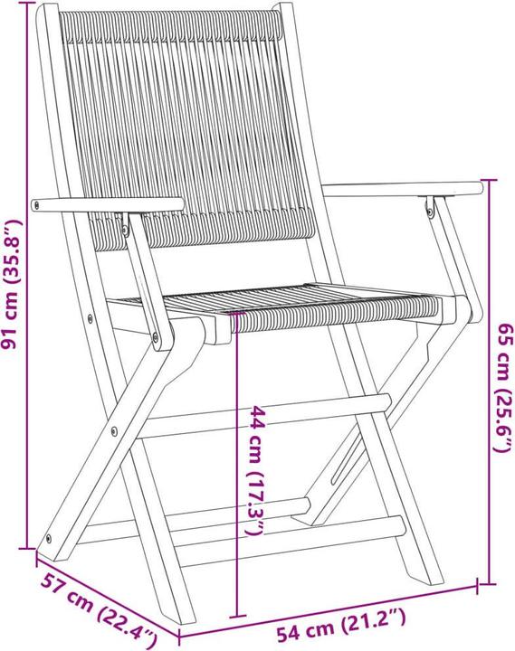 Immagine prodotto vidaXL Gartenstuhl