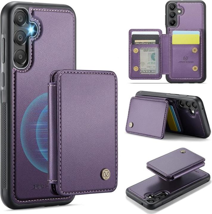 Actual product image Cover-Discount Galaxy A55 - 2-in-1 back cover with credit card holder (Samsung Galaxy A55)