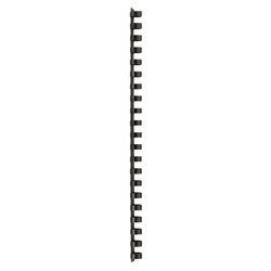 Actual product image GBC Binder spine 12mm, 21 rings, black, 100 pcs.