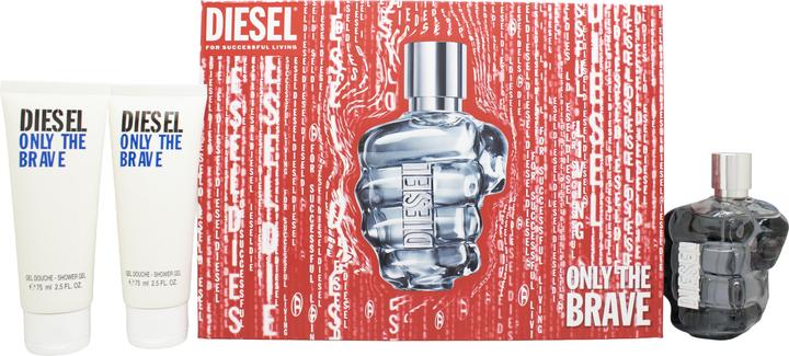 Produktbild Diesel Only the Brave Men's Fragrance Gift Set 4.2 Fl Oz Eau de Toilette + 2x 2.5 Fl Oz Shower Gel - (Parfum Set)