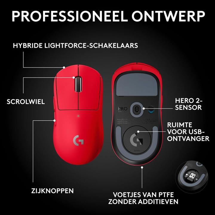 Produktbild Logitech Pro X Superlight 2 Se (Kabelgebunden, Kabellos)