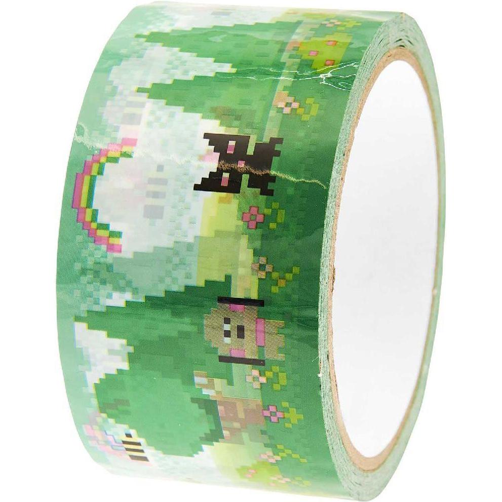 Thumbnail - Rico Design, Klebeband, Paketklebeband Pixel, grün, 5 cm.300811 (50 mm)