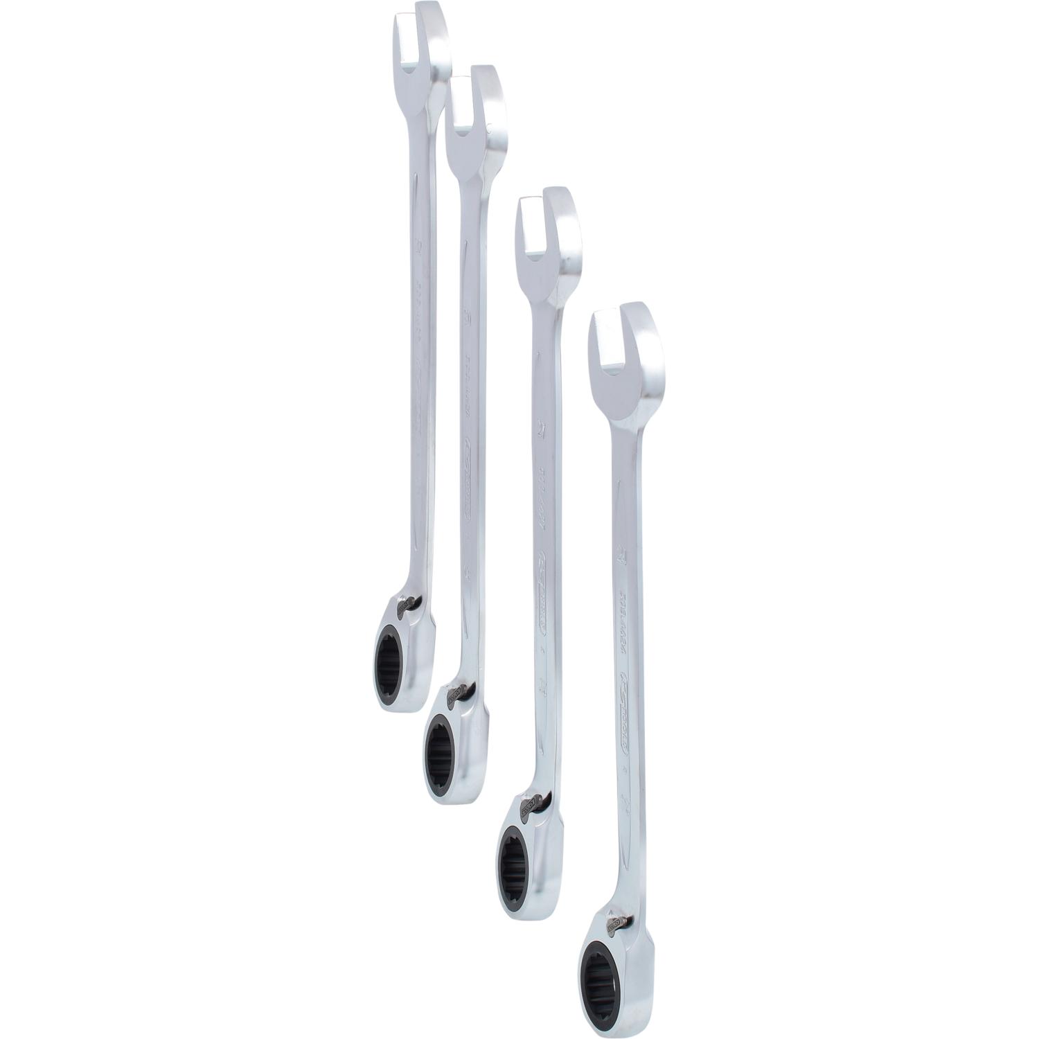 Thumbnail - KS Tools, Schraubenschlüssel, GEARplus Ratschenringmaulschlüssel-Satz, umschaltbar, 4-tlg (32 mm, 30 mm, 24 mm, 31 mm, 2...
