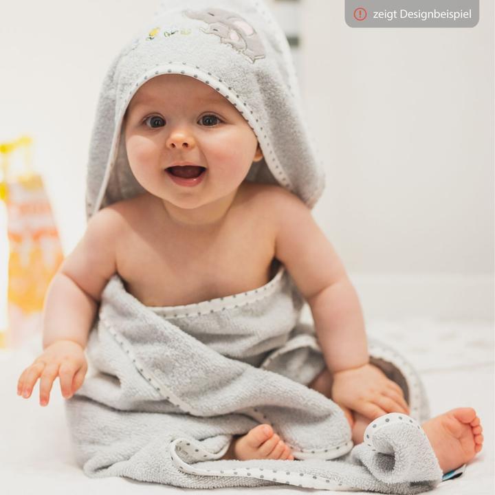 Produktbild Fillikid Kapuzenbadetuch Nilpferd 75 x 75 cm