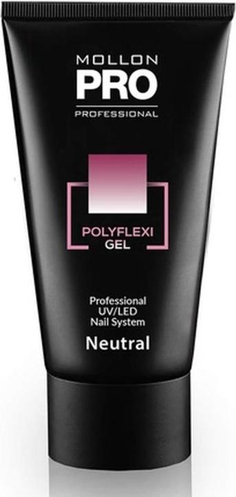 Immagine prodotto Mollon Pro PolyFlex Gel Color Clear Neutral 60ml (Neutro chiaro, Smalto per unghie effetto gel)