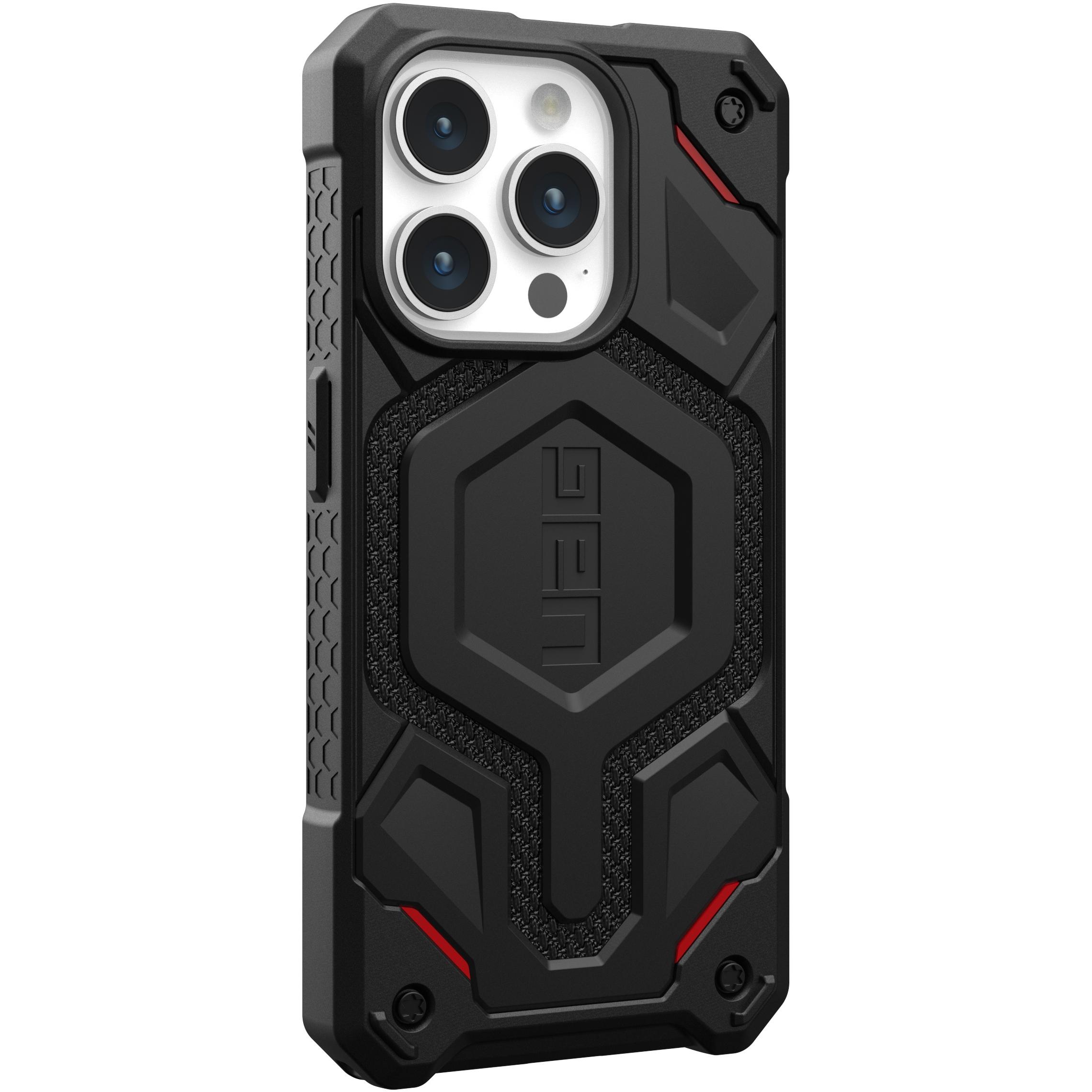 UAG Monarch Pro Case (Apple iPhone 15 Pro), Smartphone Hülle, Schwarz
