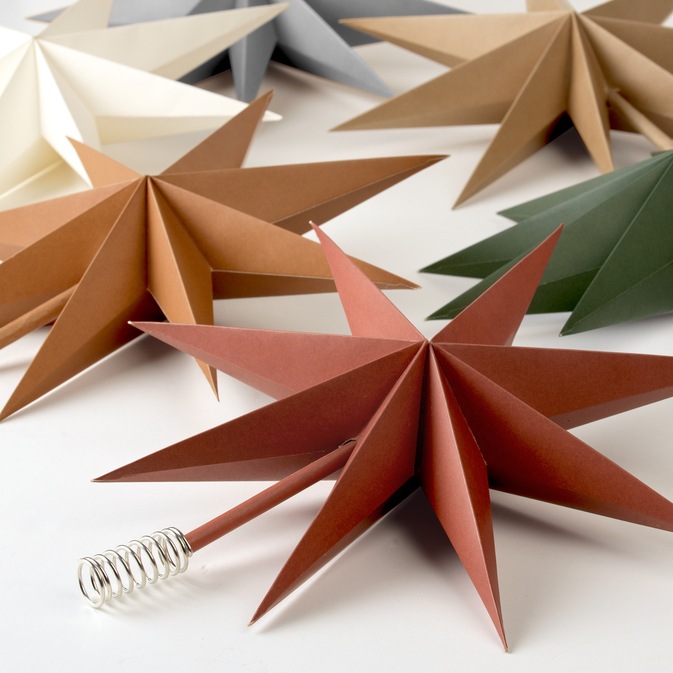 Actual product image Broste Copenhagen Star Tree Topper Christmas Decoration as Tree Top (1 -part)