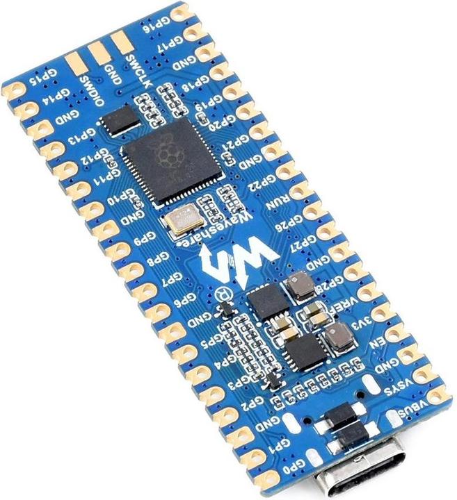 Actual product image WaveShare RP2040-LCD Raspberry Pi Pico based MCU with LCD screen