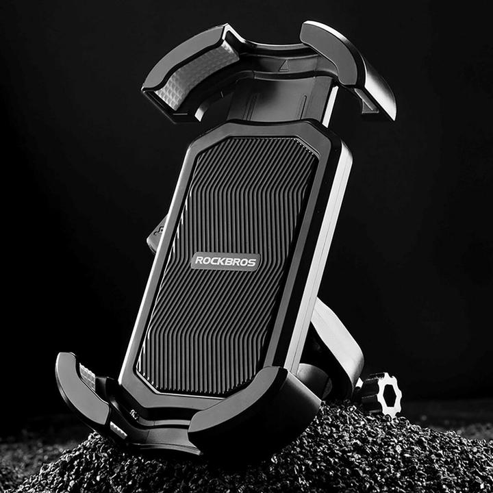 Actual product image Rockbros 25210032001 phone holder for handlebar bike - black
