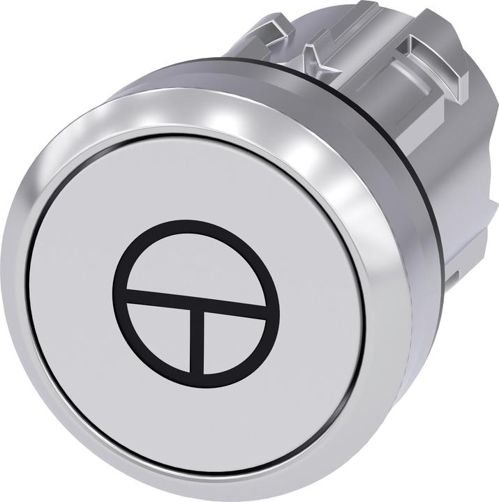 Actual product image Siemens Front push-button 1f ws Ř22mm rnd 3SU1050-0AB60-0AB0