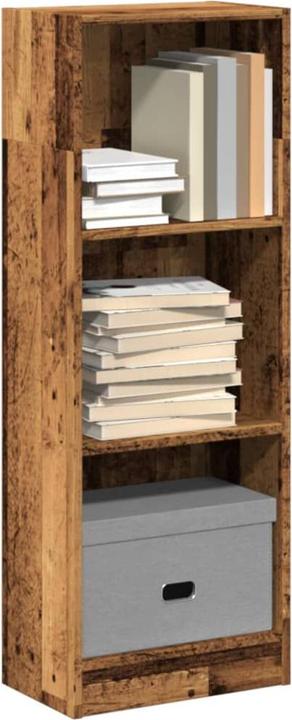 Produktbild vidaXL Bücherregal Bücherschrank Standregal Büroregal Wandregal Altholz-Optik (40 x 24 x 109 cm)