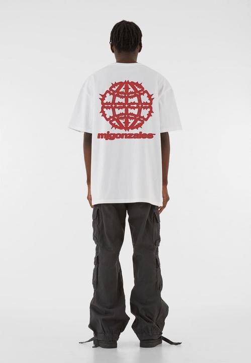 Produktbild Mjgonzales MJG Heavy Oversized Tee - Global Flame white M (M)