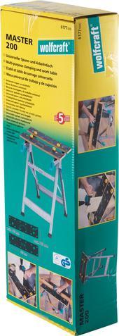 Produktbild wolfcraft 1 MASTER 200 - Spann- und Arbeitstisch (45 cm, 64.50 cm)