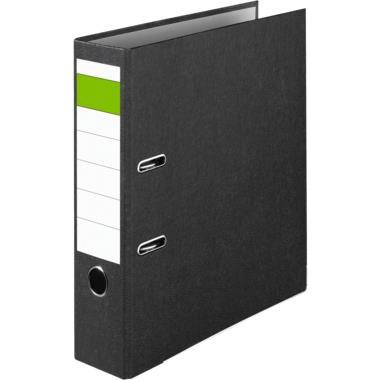 Soennecken, Ordner, Ordner Economy DIN A4 80mm RC Pappe schwarz 20 St./Pack. (A4, 80 mm, 20 x)