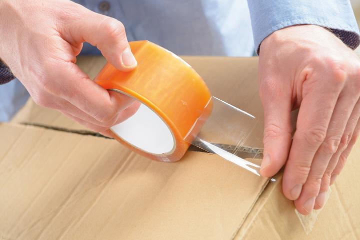 Actual product image Idena Packband geräuscharm braun 5cmx66m (50 mm)