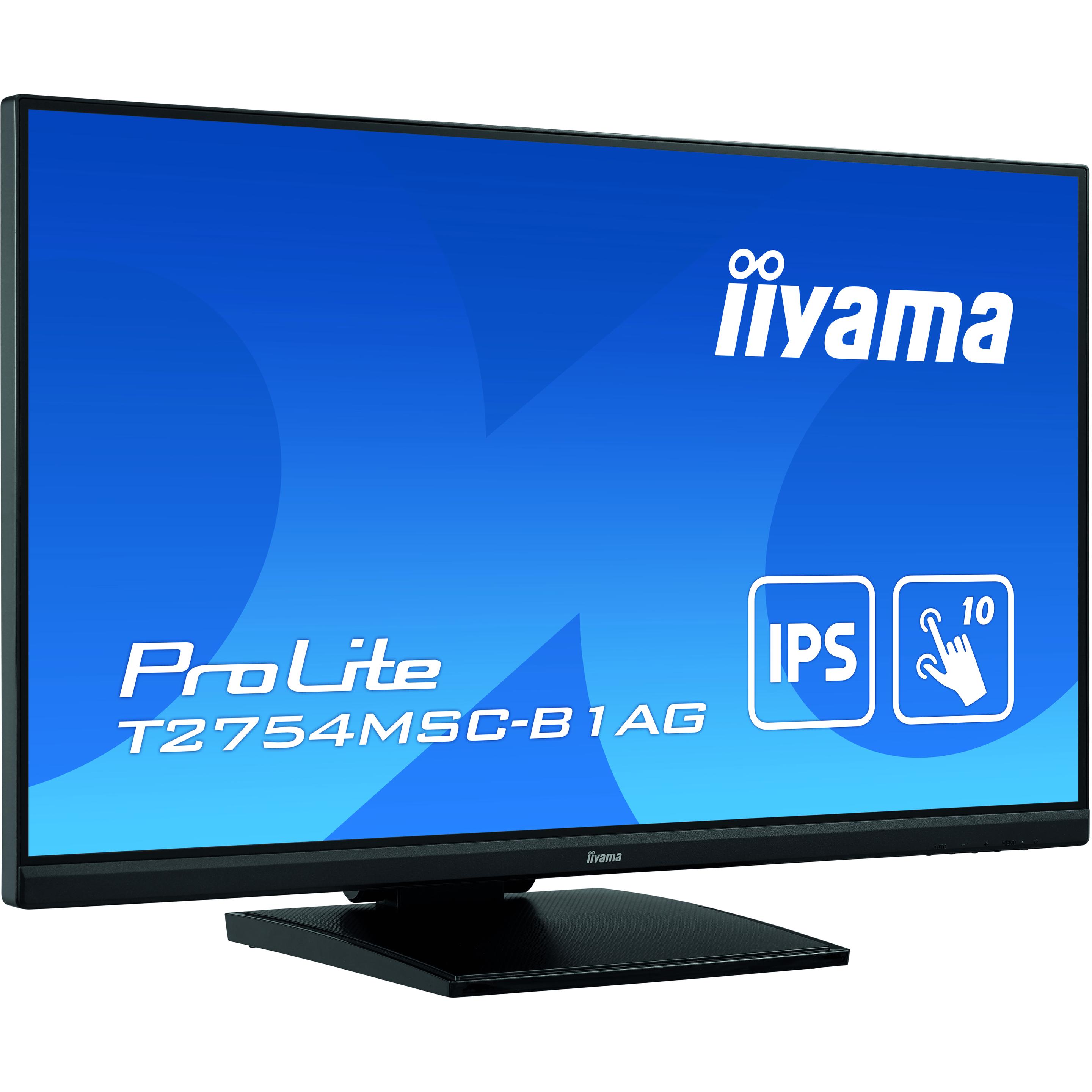Thumbnail - iiyama ProLite T2754MSC-B1AG (1920 x 1080 Pixel, 27"), Monitor, Schwarz