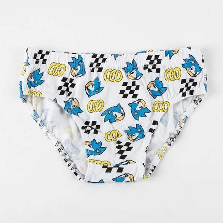 Actual product image Disney Jungen Unterwäsche-Set Single Jersey mit Kulturbeutel – Sonic (110, 5-pack)