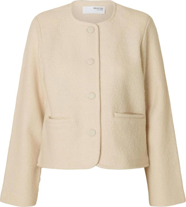 Actual product image Selected 100% wool cardigan (L)