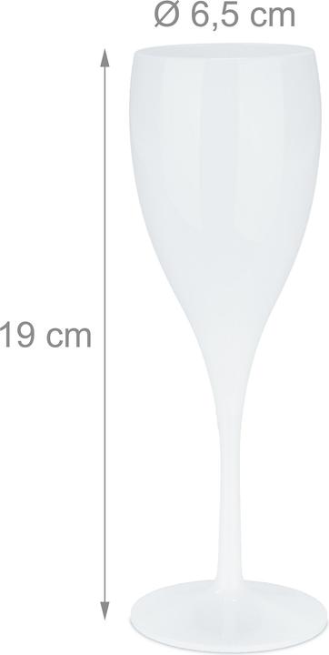 Actual product image Relaxdays 6x champagne glasses (6 x)