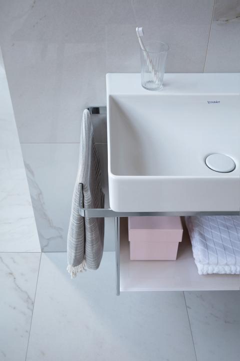 Image du produit Duravit Lavabo DURASQUARE sans meuble avec plan de toilette 600x470mm sans robinetterie blanc (470 mm, 600 mm)
