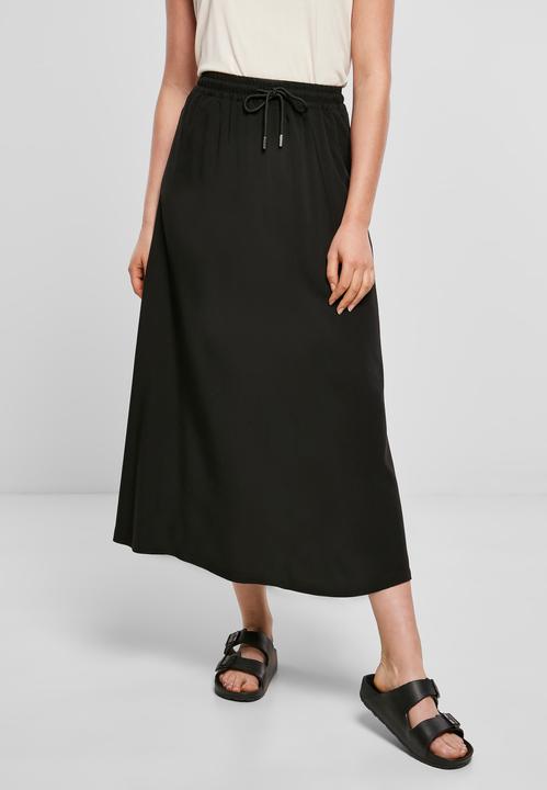 Produktbild Urban Classics Ladies Viscose Midi Skirt (XS)