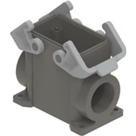 ILME Sockelgehäuse hoch TMAP 10.32 Gr.57.27 T-Type Ku. 2Bügel 1xM32 seitl., Elektronikkabel + Stecker