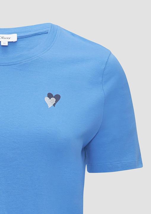 Image du produit S.Oliver T-Shirt T-Shirt mit Herz-Stickerei (44)