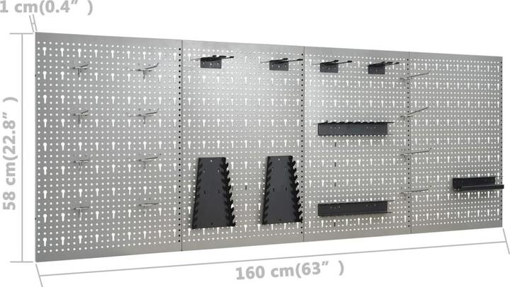 Actual product image vidaXL Werkbank (60 cm, 160 cm)