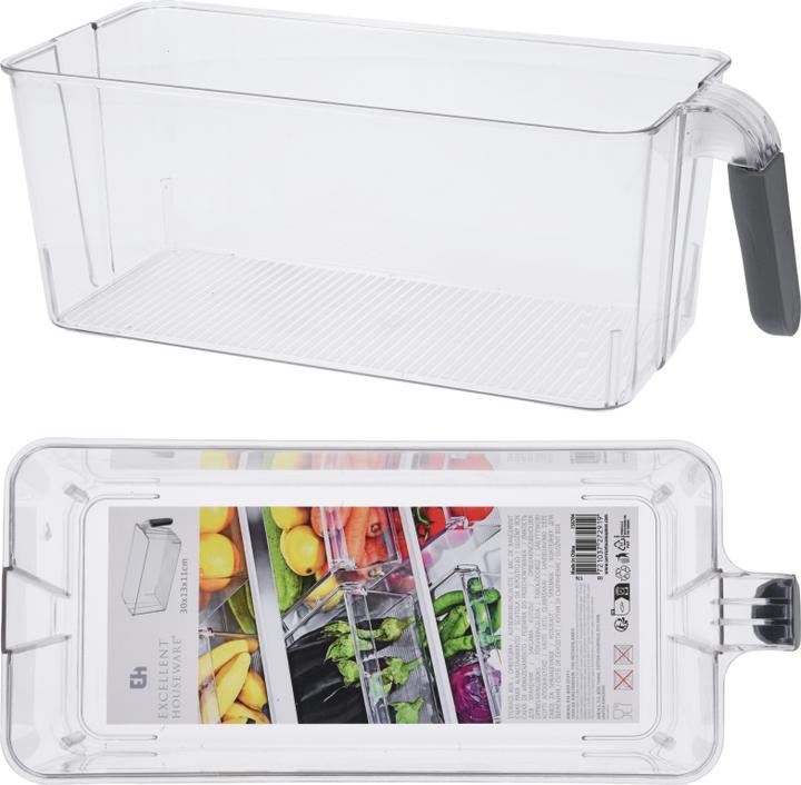Actual product image Storage Solutions Fridge storage box with handle. 30 x 13 x 11 cm