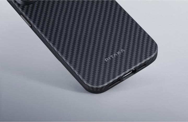 Immagine prodotto Pitaka Custodia MagEZ Pro per iP 15 Pro Max (Nero/Grigio Twill) 1500D (Apple iPhone 15 Plus)