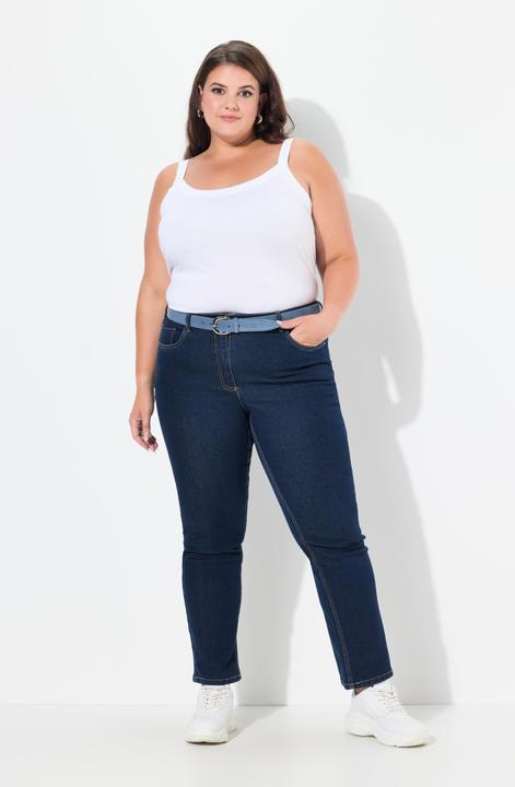 Produktbild Ulla Popken Jeans Mandy, gerades Bein, Stretch, 5-Pocket-Form (52)